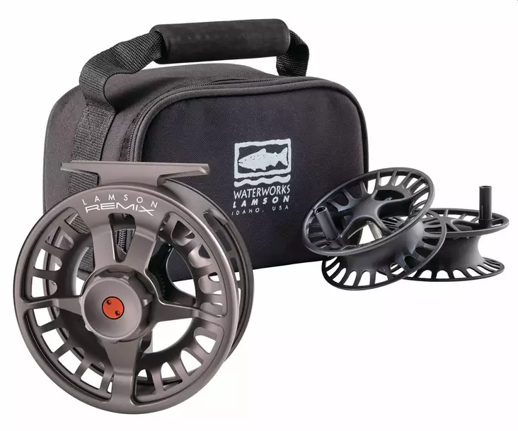 Lamson Remix HD Smoke 3-Pack - Waterworks Lamson -Fliegenrollen - 708332008274 - 1