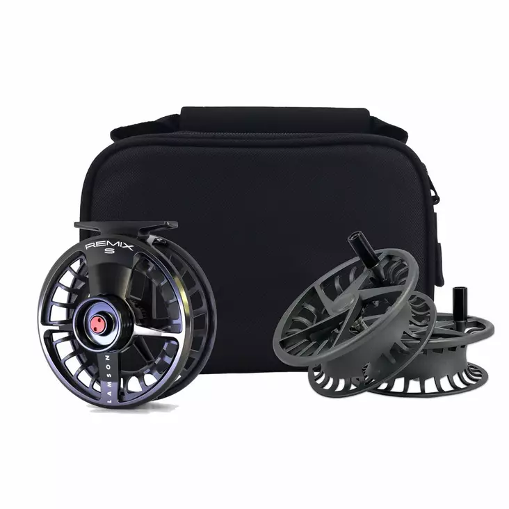 Lamson Remix S-Series Smoke 3-Pack - Waterworks Lamson -Fliegenrollen - 708332006324 - 1