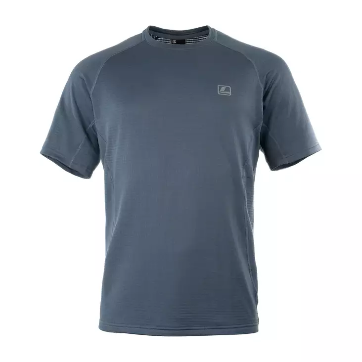 Loop Flyt Polartec Short Sleeve Top Blue Gray - Funktionsunterhemden - 827142084824 - 1
