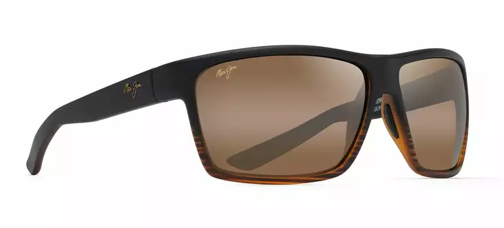 Maui Jim Alenuihaha - Dark Brown Stripe with HCL Bronze Lens - Glaslinsen - 603429067304 - 1