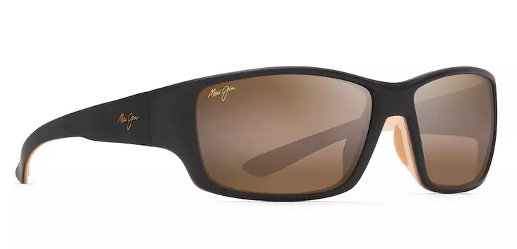 Maui Jim Local Kine - Matte Brown Frame with HCL Lens - Glaslinsen - 603429055554 - 1
