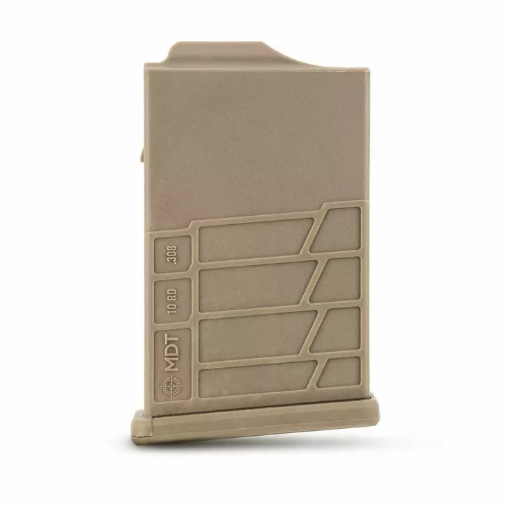 MDT Polymer AICS Magazine .308 Win / 6,5 Creedmoor 10 Round FDE - AICS Magazine - 990482703714 - 1