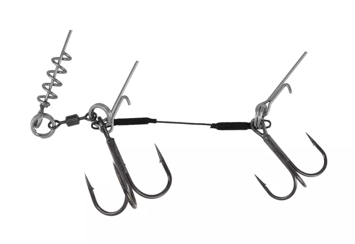 Mikado Jaws Titanium Stinger Double - Hechtmontagen und Zubehör - 5900637141624 - 1