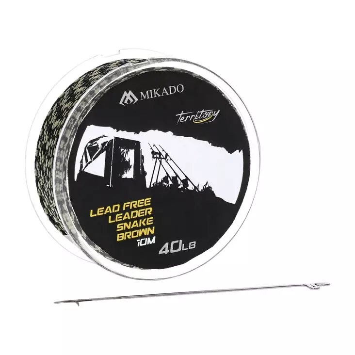 Mikado Lead Free Leader 40lb 10m Dark Camo - Bleifreie Leader - 5900637024354 - 1