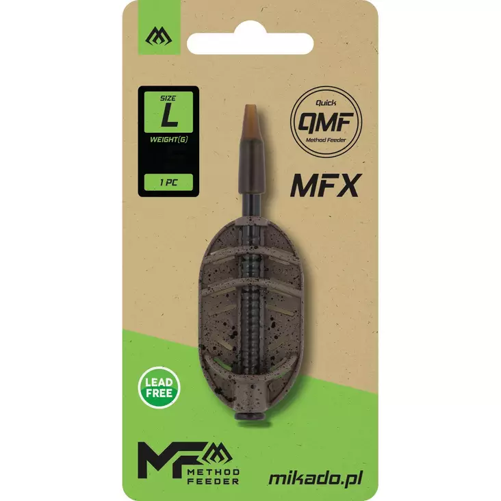 Mikado Method Feeder MFX Q.M.F. L 1 pcs - Flache & Hybrid-Method-Feeder - 5900637126874 - 1