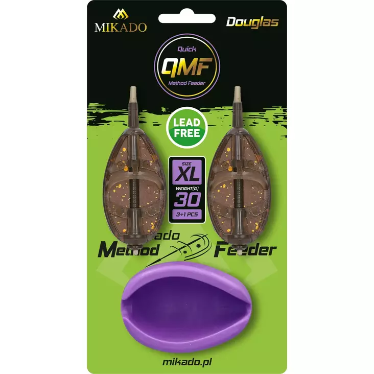 Mikado Method Feeder Q.M.F. Douglas Set XL 2x80g + Mould - Method-Feeder-Formen - 5900637117254 - 1