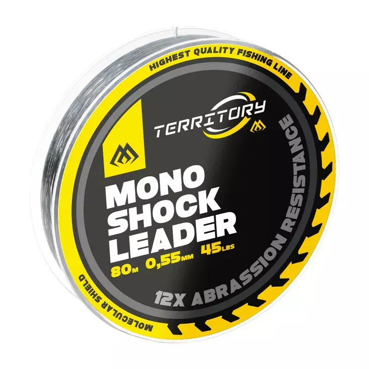 Mikado Territory Shock Leader 45lb 0,55mm 80m Green - Monofile Shock Leader - 5900637811374 - 1