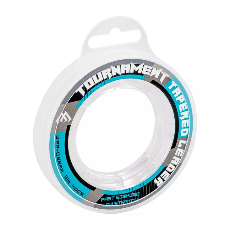 Mikado Tournament Tapered Leader 0,22-0,28mm 12m - Mono- & Fluorocarbon-Vorfachschnüre - 5900637159964 - 1