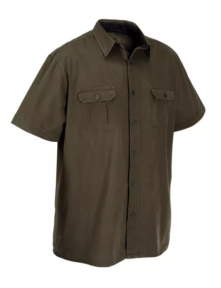 Nordhunt Serengeti Stretch Shirt Dusty Olive - Hemden - 1000000014624 - 1