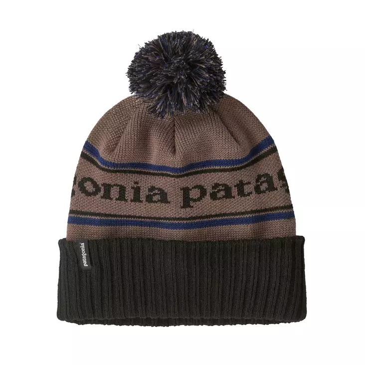 Patagonia Powder Town Beanie Park Stripe: Marlow Brown - Mützen - 198077389194 - 1