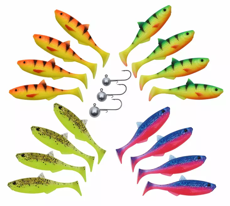 Patriot Baitfish 6cm Dark Water Mix - Klassische Weichköder - 6417512539364 - 1