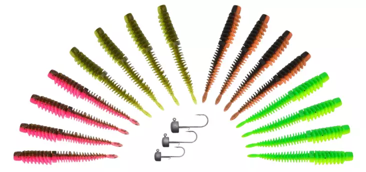 Patriot Sneaky 7,5cm Ned 16+3kpl Dark - Köder-Sortimente - 6417512543064 - 1