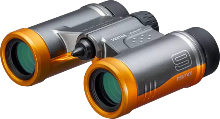 Pentax Binoculars UD 9x21 Gray Orange - Traditionelle Ferngläser - 4549212301834 - 1