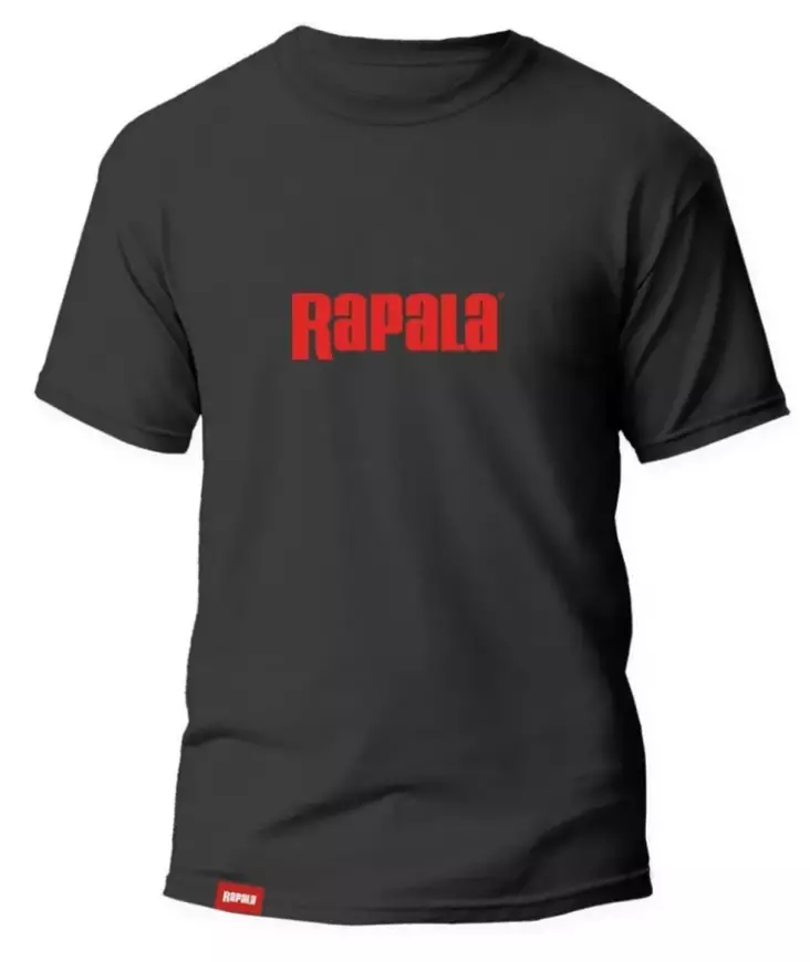 Rapala Black Red Logo T-Shirt - Herren-T-Shirts - 022677363004 - 1