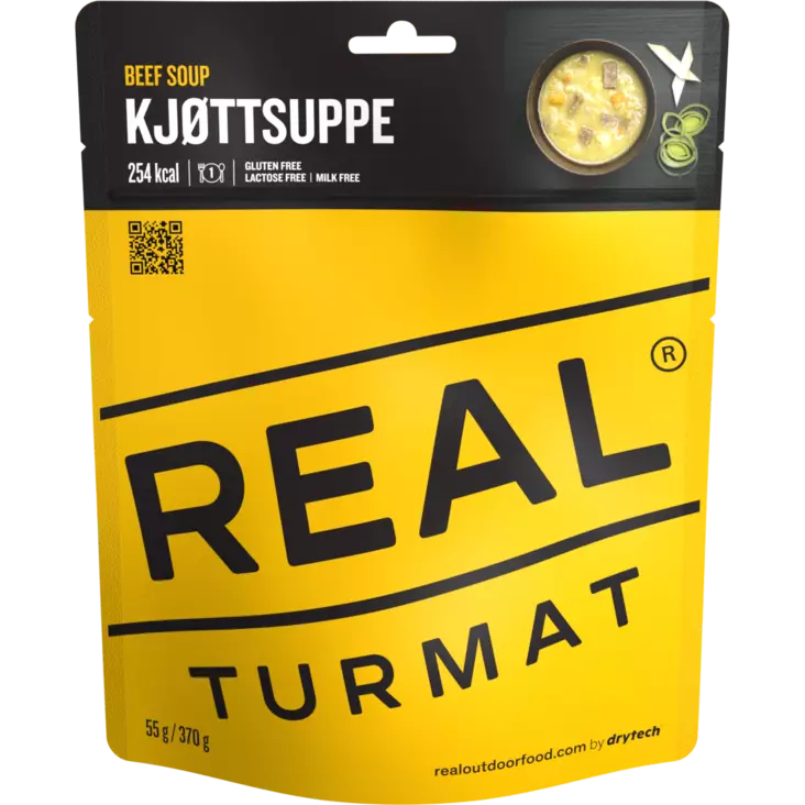 Real Turmat Beef Soup - Campingmahlzeiten - 7036480053314 - 2