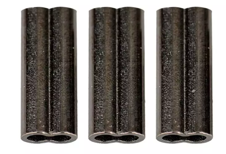 Savage Gear Double Wire Crimp 50pcs 1,0mm - Hechtmontagen und Zubehör - 5706301549044 - 1