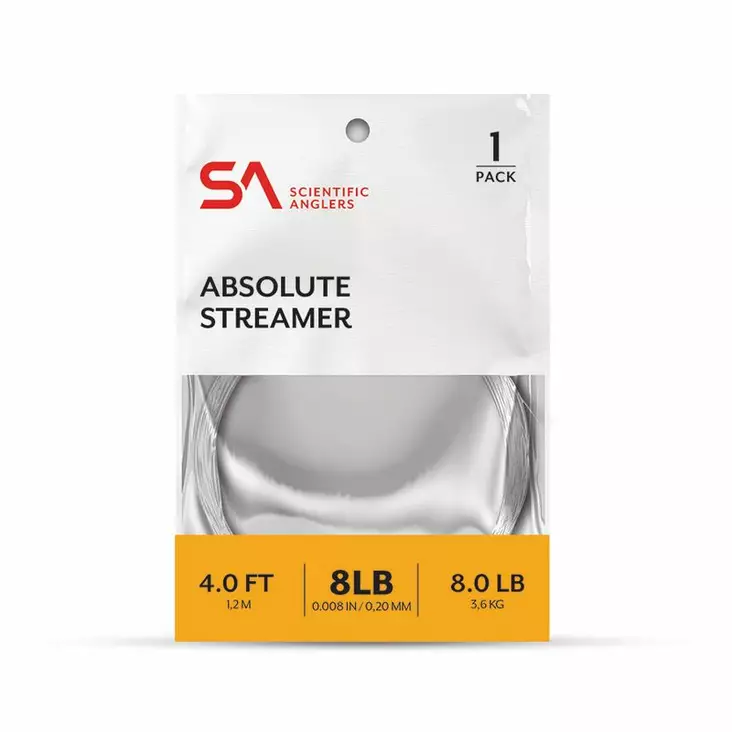 Scientific Anglers Absolute Streamer Leader 4' - Nylon-Vorfächer - 840309134774 - 2
