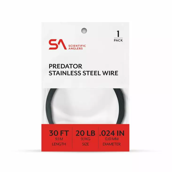 Scientific Anglers Black-Coated Stainless Wire - Vorfächermaterialien - 840309127264 - 2