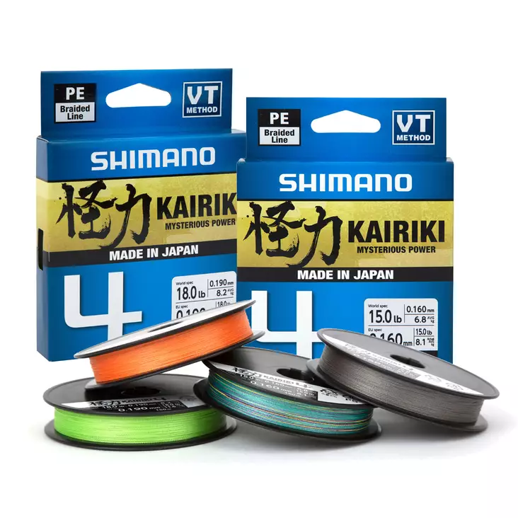 Shimano Kairiki 4 Mantis Green - Geflochtene Schnüre - 022255250474 - 1