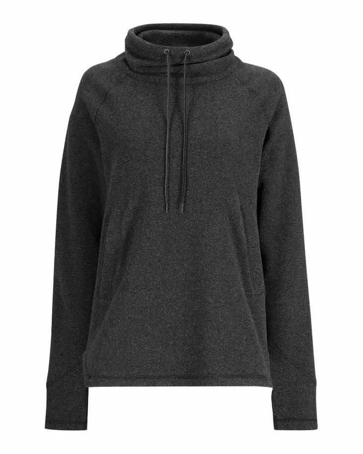 Simms Women's Rivershed Sweater Black Heather - Hemden - 694264627334 - 2
