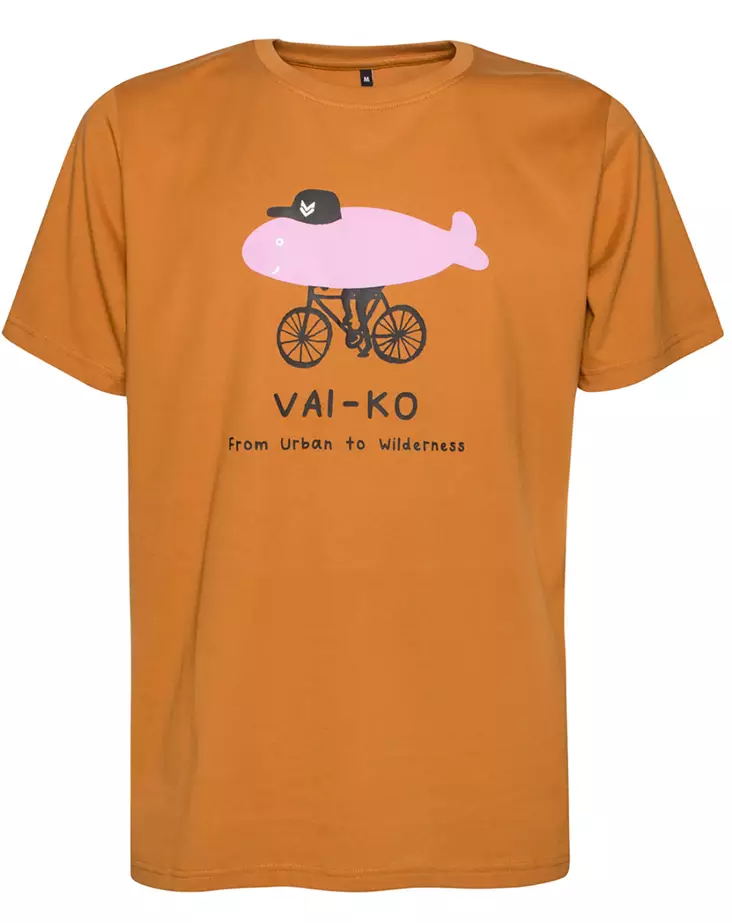 VAI-KO Fillarifisu T-Shirt Caramel Brown - Herren-T-Shirts - 6430072388494 - 1
