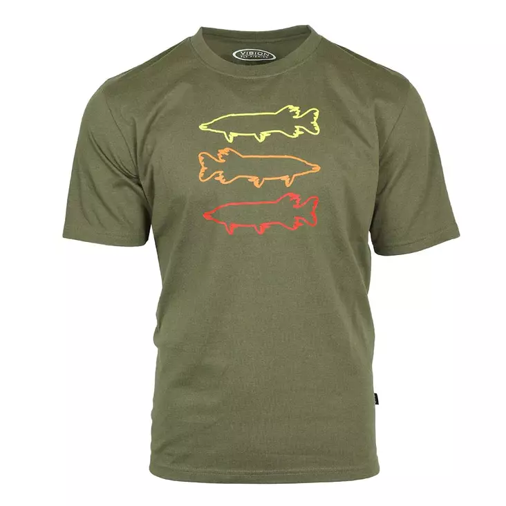 Vision Pike T-Shirt Olive - Herren-T-Shirts - 6417512850544 - 1
