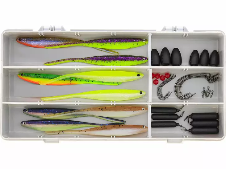 Westin Zander Box Dropshot&Carolina 44pcs - Weichköder für das Vertikalangeln - 5707549536094 - 1