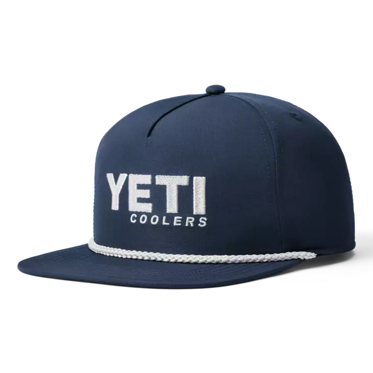 Yeti Flat Brim Rope Hat Navy - Kappen - 888830270844 - 1