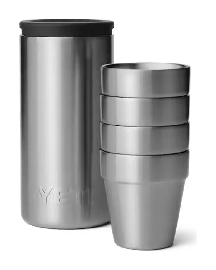 YETI SHOT GLASSES & CASE Stainless Steel - Thermosflaschen und -becher - 888830382844 - 1