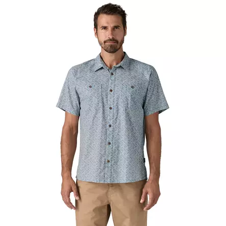 Patagonia Mens Back Step Shirt Still Blue - Hemden - 196924987845 - 2