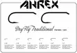 Ahrex FW501 Dry Fly Traditional Barbless - Widerhakenlose Haken - 023534437555 - 3