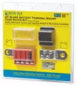 Blue Sea Systems Fuse Block ST-Blade BTM 4 Circuits Kit - Kabel und Anschlüsse - 632085050245 - 1