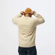 Fjällräven Logo Knit Sweater M Light Beige - Hemden - 7323451199585 - 4