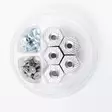 Grundens HEXAGRIP Cleat & Stud Puck Pack Silver - Stollen - 0840316311595 - 3