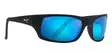 Maui Jim Peahi - Matte Rubber Black Frame with Blue Hawaii Lens - Glaslinsen - 603429041335 - 1