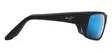 Maui Jim Peahi - Matte Rubber Black Frame with Blue Hawaii Lens - Glaslinsen - 603429041335 - 2