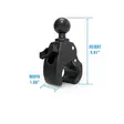RAM Tough-Claw Medium Clamp Ball Base - RAM-Halterungen, Größe C - 793442944215 - 1