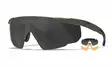 Wiley X Saber Advanced Grey & Clear & Light Rust OD Green - Schießbrillen - 712316023535 - 1