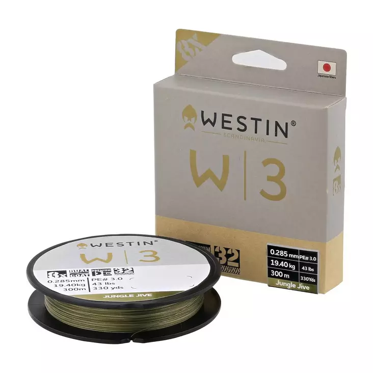 Westin W3 Deadbait 8-Braid Jungle Jive 300m - Geflochtene Schnüre - 5707549518205 - 1