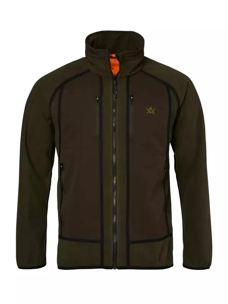 Alaska Raptor Ms Reversible Jacket Solid Brown/BlindTech Blaze - Jagdjacken für Männer - 6438347066405 - 1