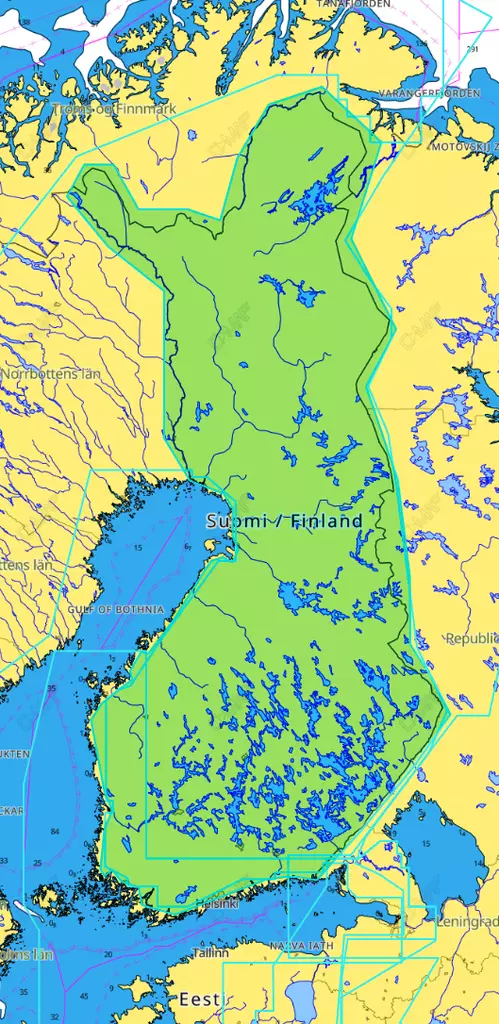 C-MAP Discovery Finland Lakes - Karten - 9420064119295 - 1