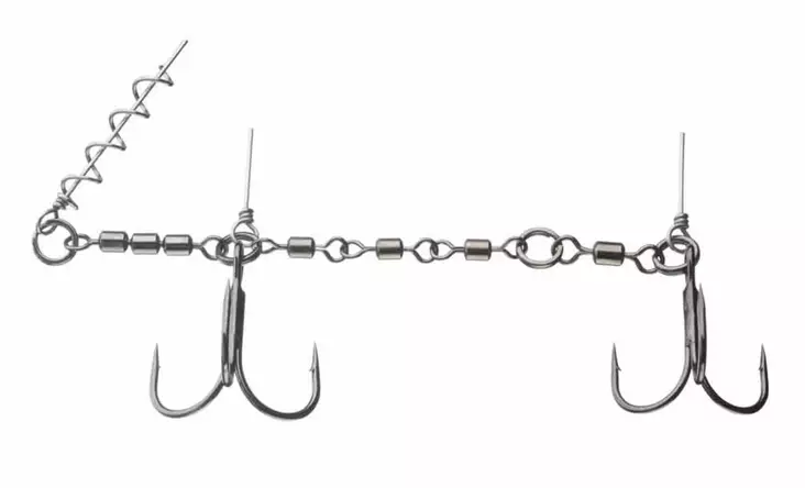 Daiwa Prorex Screw-in Swiwel Assist Stinger - Hechtmontagen und Zubehör - 4066466060435 - 1