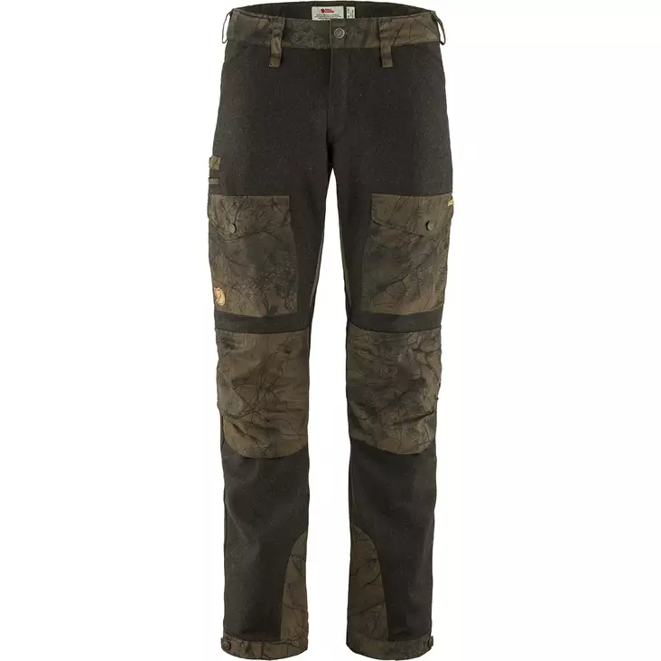 Fjällräven Värmland Wool Trousers Dark Olive Camo - Jagdhosen für Männer - 7323450639235 - 1