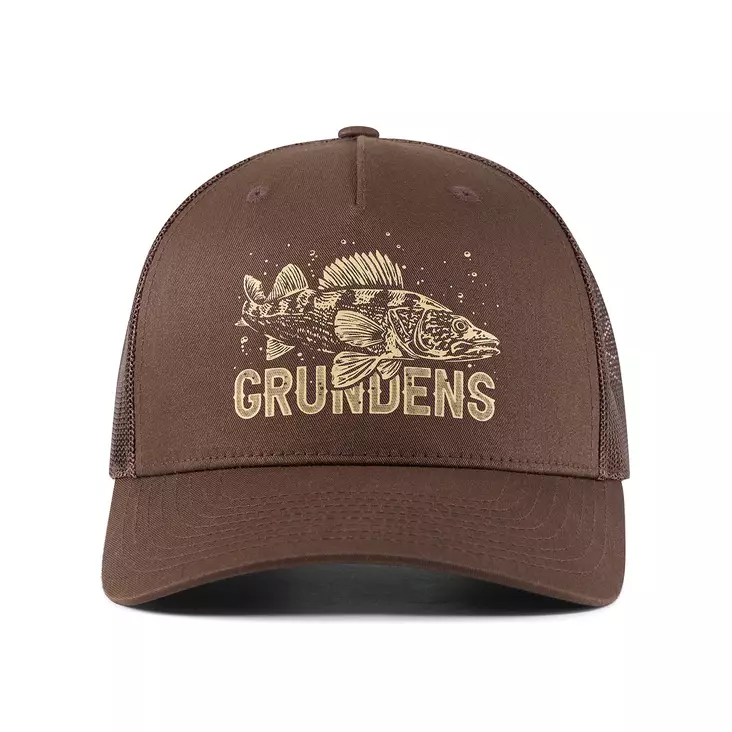 Grundens King of the Lakes Trucker Brown - Trucker-Kappen - 0840316349635 - 1