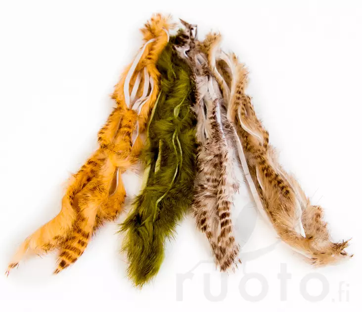 Hareline Barred Rabbit Strips - Zonkers - 40500300065 - 1