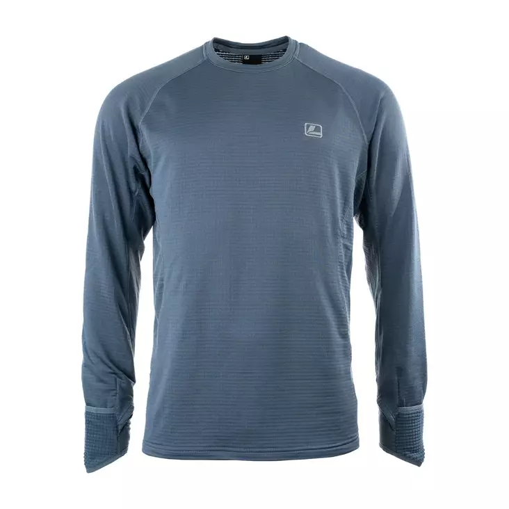 Loop Flyt Polartec Long Sleeve Top Blue Gray - Funktionsunterhemden - 827142084725 - 1