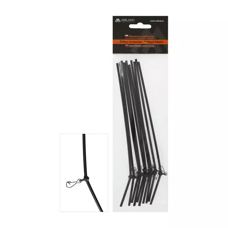 Mikado Anti-Tangle Tube with Snap 30 pcs - Feeder-Verbinder, Perlen & Stopper - 5900637108665 - 1