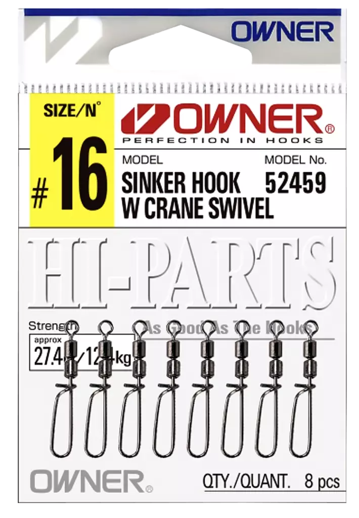 Owner Crane Swivel 52459 - Karabiner und Wirbel - 4953873089015 - 1