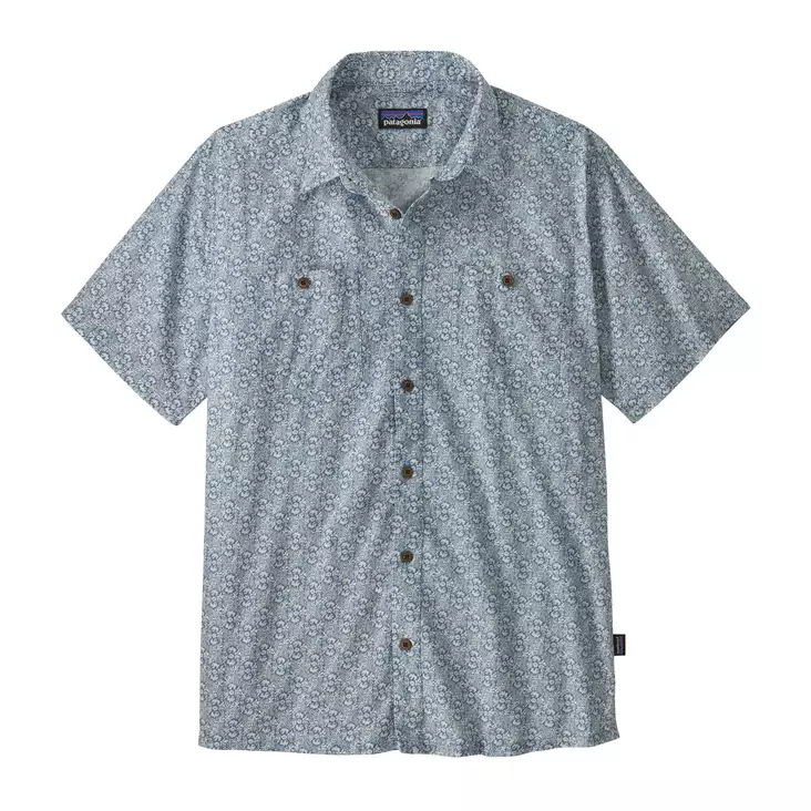 Patagonia Mens Back Step Shirt Still Blue - Hemden - 196924987845 - 1