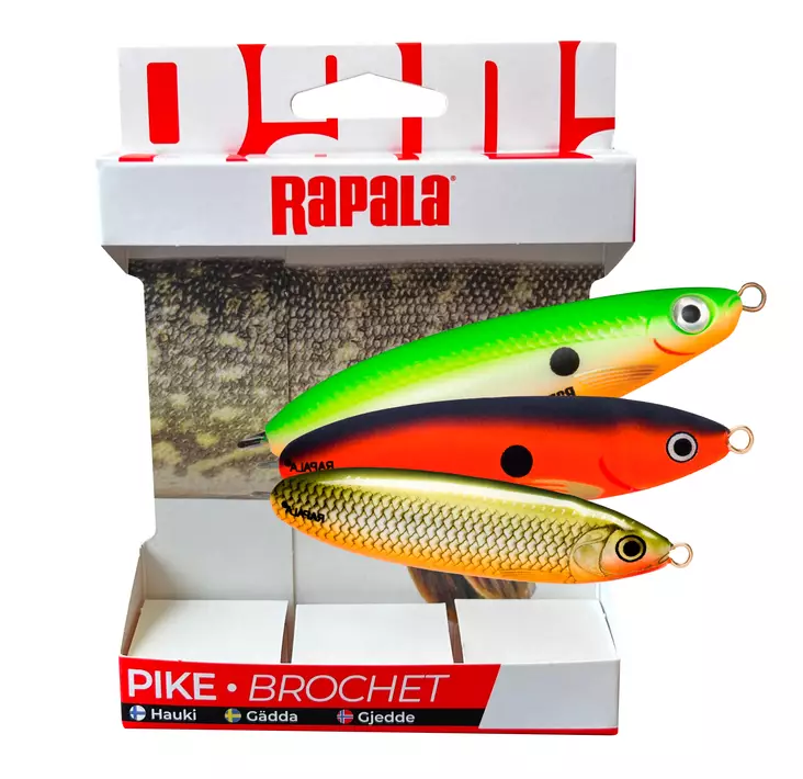 Rapala Essentials Pike Cloudy 2.0 - Köder-Sortimente - 022677384085 - 1